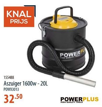 Promoties Powerplus aszuiger powx3013 - Powerplus - Geldig van 29/08/2024 tot 24/09/2024 bij Cevo Market