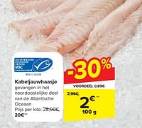 Kabeljauwhaasje-Huismerk - Carrefour 