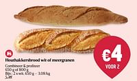 Houthakkersbrood wit of meergranen-Huismerk - Delhaize