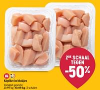 Kipfilet in blokjes-Huismerk - Delhaize