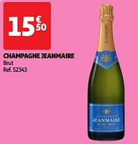 Champagne jeanmaire brut-Champagne