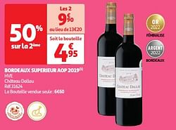 Bordeaux superieur aop 2019 hve château dallau