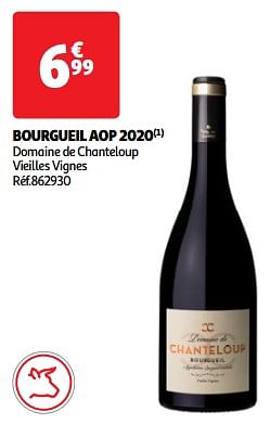 Bourgueil aop 2020 domaine de chanteloup vieilles vignes