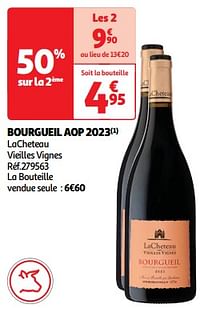 Bourgueil aop 2023 lacheteau vieilles vignes-Rode wijnen