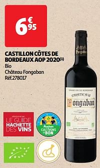 Castillon côtes de bordeaux aop 2020 bio château fongaban-Rode wijnen