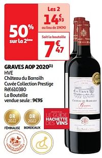 Graves aop 2020 hve château du barrailh cuvée collection prestige-Rode wijnen