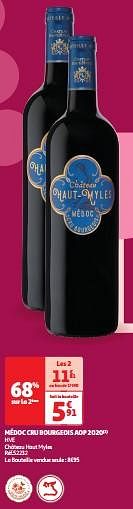 Médoc cru bourgeois aop 2020 hve château haut myles-Rode wijnen