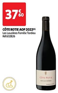 Côte rotie aop 2022 les lauzières famille tardieu-Rode wijnen