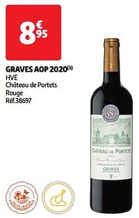 Graves aop 2020 hve château de portets rouge-Rode wijnen