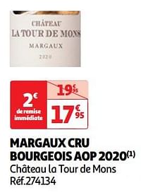 Margaux cru bourgeois aop 2020 château la tour de mons-Rode wijnen