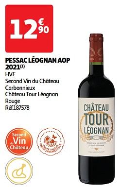 Pessac léognan aop 2021 hve second vin du château carbonnieux