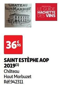 Saint estèphe aop 2019 château haut marbuzet-Rode wijnen