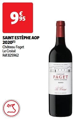 Saint estèphe aop 2020 château faget le croisé