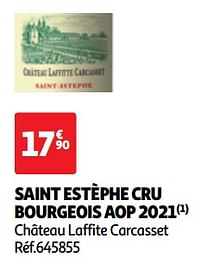 Saint estèphe cru bourgeois aop 2021 château laffite carcasset-Rode wijnen