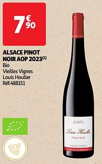 Alsace pinot noir aop 2023 bio vieilles vignes louis hauller-Rode wijnen