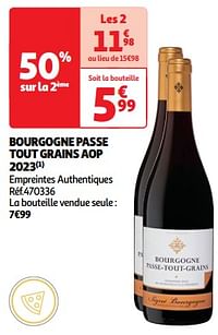 Bourgogne passe tout grains aop 2023 empreintes authentiques-Rode wijnen