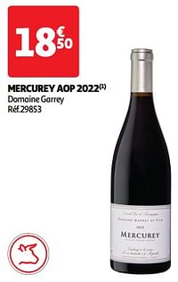 Mercurey aop 2022 domaine garrey-Rode wijnen