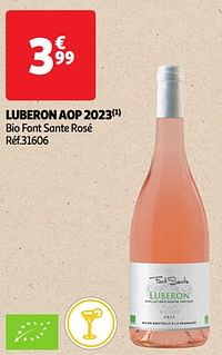 Luberon aop 2023 bio font sante rosé-Rosé wijnen