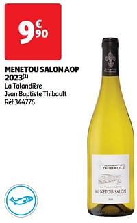 Menetou salon aop 2023 la talandière jean baptiste thibault-Witte wijnen