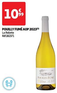 Pouilly fumé aop 2023 la ralotte-Witte wijnen