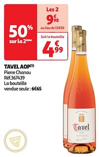 Tavel aop pierre chanau-Rosé wijnen