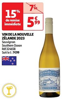 Vin de la nouvelle zélande 2023 sauvignon southern ocean-Witte wijnen