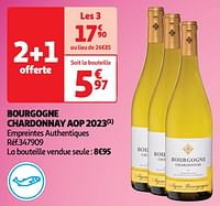 Bourgogne chardonnay aop 2023 empreintes authentiques-Witte wijnen