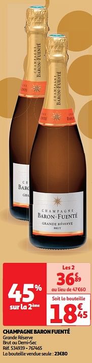 Champagne baron fuenté grande réserve-Champagne