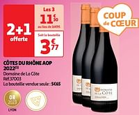 Côtes du rhône aop 2022 domaine de la côte-Rode wijnen