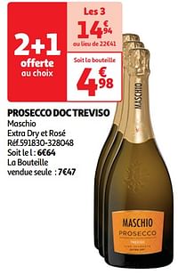 Prosecco doc treviso maschio-Schuimwijnen