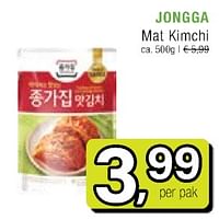 Jongga mat kimchi-Huismerk - Amazing Oriental