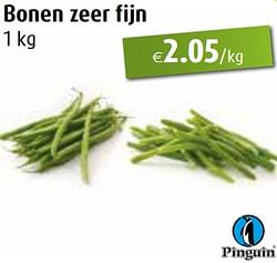 Bonen zeer fijn