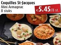 Coquilles st-jacques mini armagnac-Huismerk - Aronde