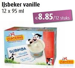 Ijsbeker vanille