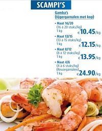 Scampi’s gamba’s-Huismerk - Aronde