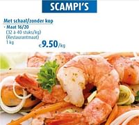 Scampi’s met schaal-zonder kop-Huismerk - Aronde