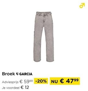 Promoties Broek garcia - Garcia - Geldig van 01/09/2024 tot 30/09/2024 bij Molecule