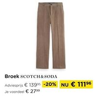 Broek scotch+soda-Scotch & Soda