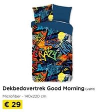 Dekbedovertrek good morning graffiti-Good Morning