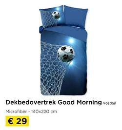 Dekbedovertrek good morning voetbal