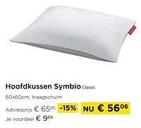 Hoofdkussen symbio classic-Huismerk - Molecule