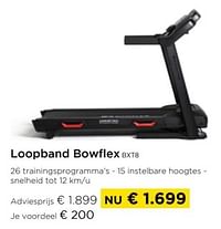 Loopband bowflex bxt8-Bowflex