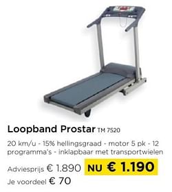 Loopband prostar tm 7520