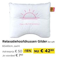 Relaxatiehoofdkussen gilder zen soft-Gilder