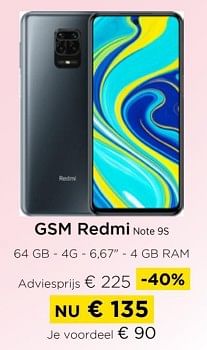 Xiaomi gsm redmi note 9s