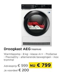 Droogkast aeg tr88p64b-AEG