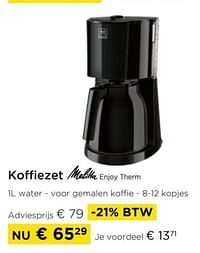 Koffiezet melitta enjoy therm-Melitta