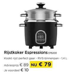 Rijstkoker espressions cr6200