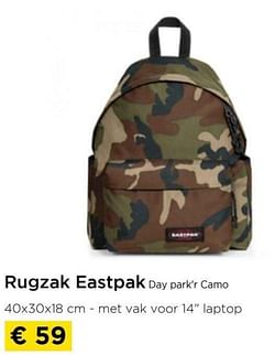 Rugzak eastpak bay park’r camo