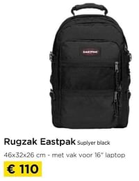 Rugzak eastpak suplyer black-Eastpak